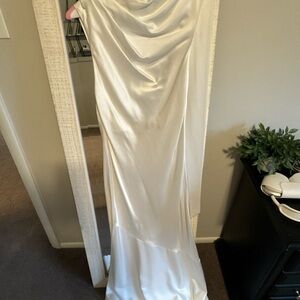 Significant Other Lana Cowl Neck Satin Gown